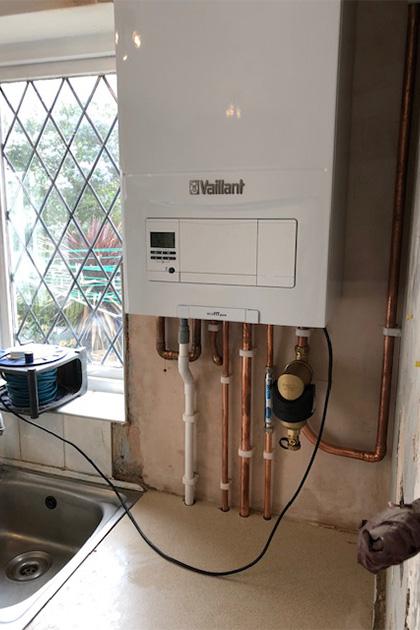 New Vaillant boiler fitted